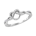 Dazzling Love Knot Diamond Ring - Splendid Jewellery