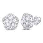Dazzling Starlight Diamond Cluster Earrings - Splendid Jewellery
