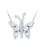 Enchanting Nature's Flight Diamond Pendant  Top View from Splendid Jewellery