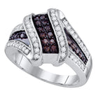 Captivating Crossover Brilliance Diamond Ring Top View from Splendid Jewellery