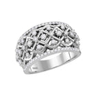 Radiant Elegance: 10kt White Gold Womens Round Diamond Anniversary Ring 3/4 Cttw Top view from the 10Kt White Gold Womens Round Diamond Anniversary Ring 3 4 Cttwpin229014 collection by Splendid Jewellery