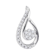 Load image into Gallery viewer, Radiant Love Diamond Pendant  Top View from Splendid Jewellery