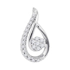 Radiant Love Diamond Pendant  Top View from Splendid Jewellery