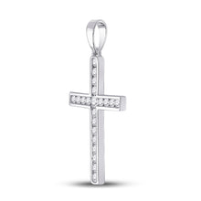 Load image into Gallery viewer, Radiant Spirit Diamond Cross Pendant - Side View