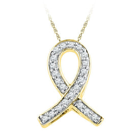 Mesmerizing Ribbon of Love Diamond Pendant  Top View from Splendid Jewellery