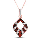 Fiery Passion Diamond Pendant  Top View from Splendid Jewellery