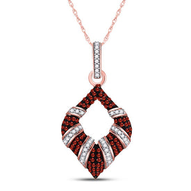 Fiery Passion Diamond Pendant  Top View from Splendid Jewellery
