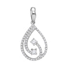Captivating Hearts of Love Diamond Pendant  Top View from Splendid Jewellery