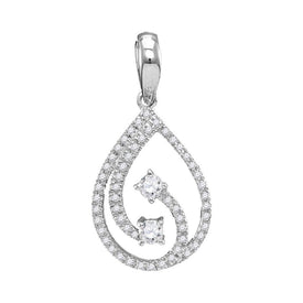 Captivating Hearts of Love Diamond Pendant  Top View from Splendid Jewellery