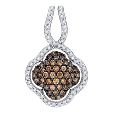 Load image into Gallery viewer, Enchanting Quatrefoil Diamond Pendant  Top View from Splendid Jewellery