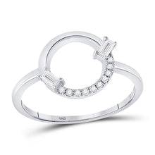 Load image into Gallery viewer, Eternal Brilliance Diamond Fashion Ring - Top View