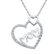 Load image into Gallery viewer, Heartfelt Love Diamond Pendant  Top View from Splendid Jewellery