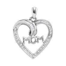 Load image into Gallery viewer, Heart of Love Diamond Pendant  Top View from Splendid Jewellery