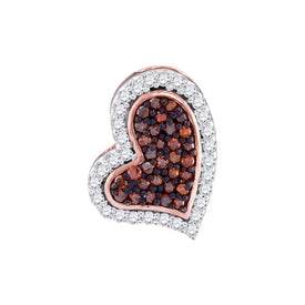 Captivating Rose Gold Diamond Heart & Love Symbol Pendant  Top View from Splendid Jewellery