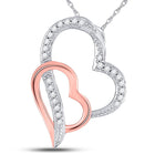 Captivating Love's Embrace Diamond Pendant  Top View from Splendid Jewellery