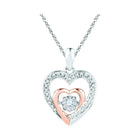 Twinkling Love Affair Diamond Pendant  Top View from Splendid Jewellery