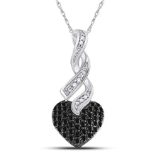 Load image into Gallery viewer, Captivating Love&#39;s Embrace Diamond Pendant  Top View from Splendid Jewellery