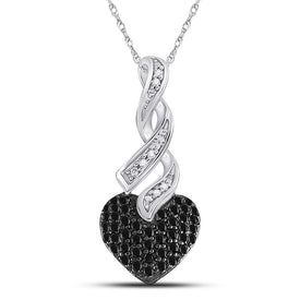 Captivating Love's Embrace Diamond Pendant  Top View from Splendid Jewellery