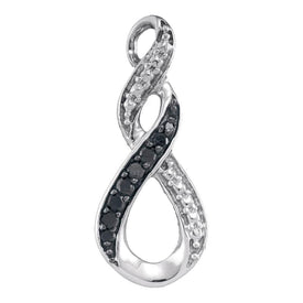 Eternal Love Diamond Infinity Pendant  Top View from Splendid Jewellery