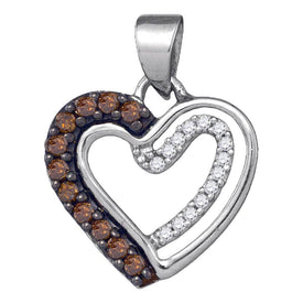 Romantic Love Affair Diamond Pendant  Top View from Splendid Jewellery
