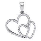 Captivating Love's Embrace Diamond Pendant  Top View from Splendid Jewellery