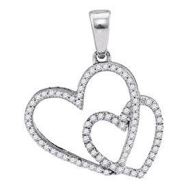 Captivating Love's Embrace Diamond Pendant  Top View from Splendid Jewellery