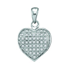 Captivating Love's Embrace Diamond Pendant  Top View from Splendid Jewellery