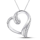 Captivating Love's Embrace Diamond Pendant  Top View from Splendid Jewellery