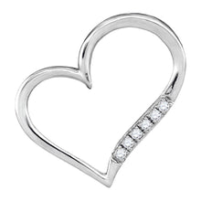Load image into Gallery viewer, Captivating Love Story Diamond Pendant  Top View from Splendid Jewellery