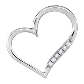 Captivating Love Story Diamond Pendant  Top View from Splendid Jewellery