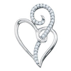 Captivating Love Spark Diamond Pendant  Top View from Splendid Jewellery