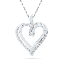 Load image into Gallery viewer, Captivating Love&#39;s Embrace Diamond Pendant  Top View from Splendid Jewellery