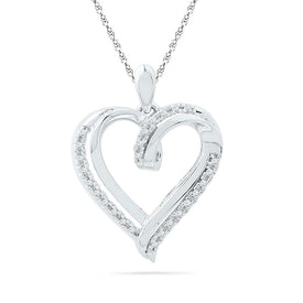 Captivating Love's Embrace Diamond Pendant  Top View from Splendid Jewellery