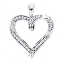 Load image into Gallery viewer, Captivating Love&#39;s Radiance Diamond Pendant  Top View from Splendid Jewellery