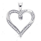 Captivating Love's Radiance Diamond Pendant  Top View from Splendid Jewellery