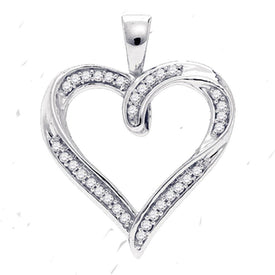 Captivating Love's Radiance Diamond Pendant  Top View from Splendid Jewellery