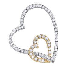 Load image into Gallery viewer, Eternal Love Diamond Heart Pendant  Top View from Splendid Jewellery