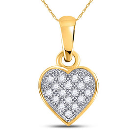 Radiant Love Cluster Pendant  Top View from Splendid Jewellery