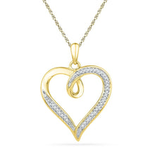 Load image into Gallery viewer, Captivating Love Story Diamond Pendant  Top View from Splendid Jewellery