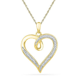 Captivating Love Story Diamond Pendant  Top View from Splendid Jewellery