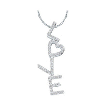 Load image into Gallery viewer, Eternal Love Diamond Heart Pendant  Top View from Splendid Jewellery