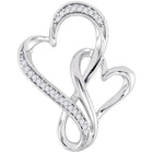 Captivating Love's Radiance Diamond Pendant  Top View from Splendid Jewellery