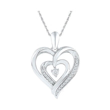 Load image into Gallery viewer, Captivating Love&#39;s Embrace Diamond Pendant  Top View from Splendid Jewellery