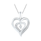 Captivating Love's Embrace Diamond Pendant  Top View from Splendid Jewellery