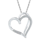 Romantic Love Spark Diamond Pendant  Top View from Splendid Jewellery