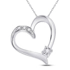 Enchanting Love's Embrace Diamond Pendant  Top View from Splendid Jewellery