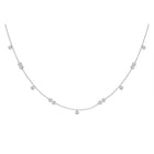 Radiant Brilliance: 10kt White Gold Round Diamond Pendant Necklace 1/3 Cttw Top view from the 10Kt White Gold Womens Round Diamond Fashion Necklace 1 3 Cttwpin246797 collection by Splendid Jewellery