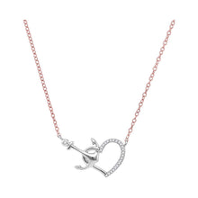 Load image into Gallery viewer, Romantic Seas Diamond Pendant Necklace  Top View from Splendid Jewellery