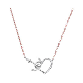 Romantic Seas Diamond Pendant Necklace  Top View from Splendid Jewellery