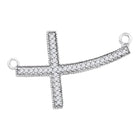 Eternal Love Diamond Cross Pendant Necklace  Top View from Splendid Jewellery